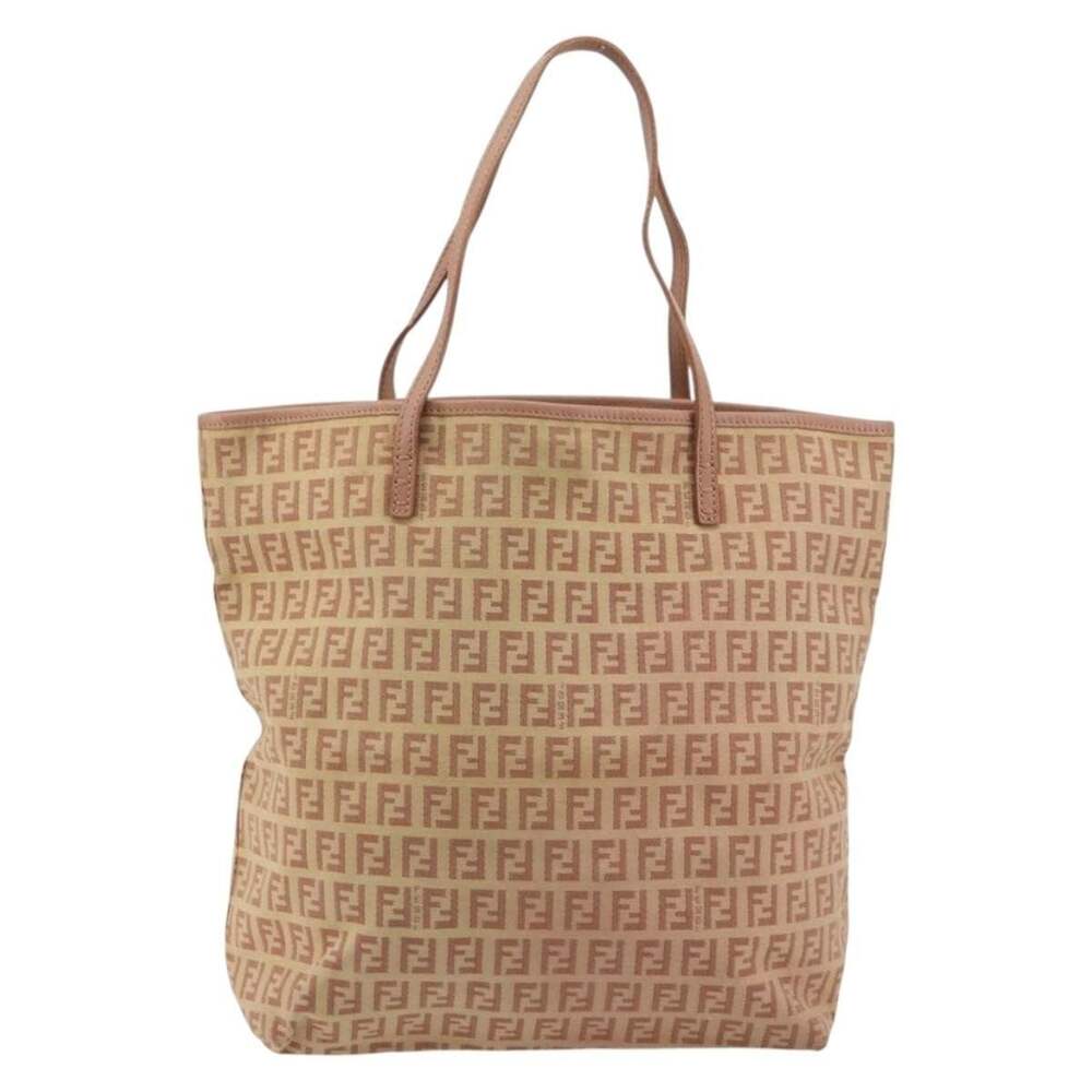 Fendi Zucchino Tote Bag Pink